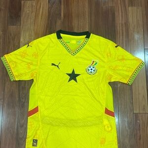 Puma Yellow and Black Men's Shirt